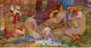 Theo Van Rysselberghe Four Bathers china oil painting artist